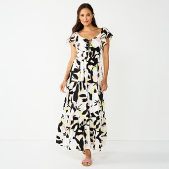 Women's Nine West Flutter Maxi Dress