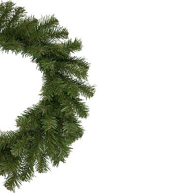Deluxe Dorchester Pine Artificial Christmas Wreath  18-Inch  Unlit