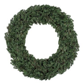 Commercial Size Canadian Pine Artificial Christmas Wreath - 10ft Unlit