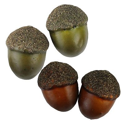 10-Piece Fall Harvest Artificial Acorns and Maple Leaves Decoration Set