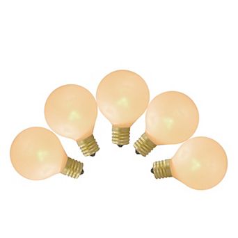 10 ct Pearl White G50 Globe Replacement Bulbs