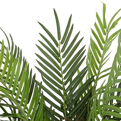 47" Artificial Brown and Green Phoenix Palm Potted Tree