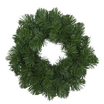 Deluxe Windsor Pine Artificial Christmas Wreath - 10" Unlit