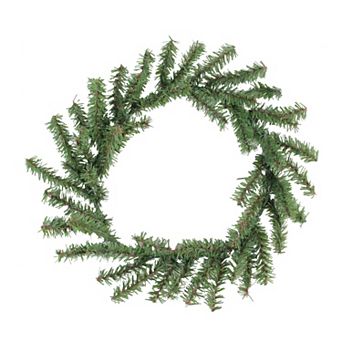 Green Mini Pine Artificial Christmas Wreath - 10-Inch Unlit