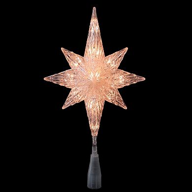 11" Lighted Bethlehem Star Christmas Tree Topper - Clear Lights
