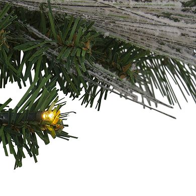 Pre-Lit Decorated Plaid and Houndstooth Artificial Christmas Wreath - 24-Inch Warm White Lights