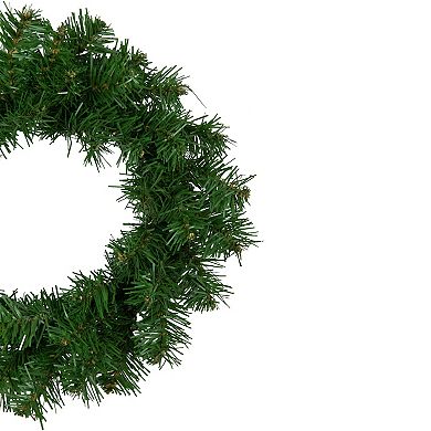 Deluxe Dorchester Pine Artificial Christmas Wreath 16-Inch Unlit