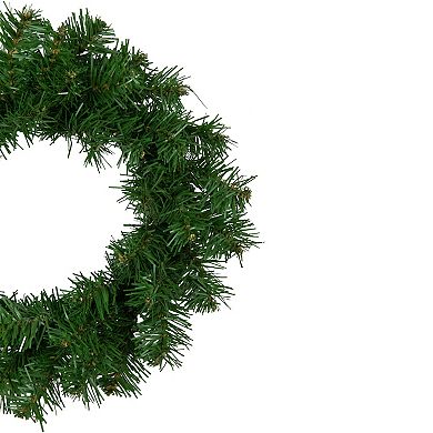 Deluxe Dorchester Pine Artificial Christmas Wreath  16-Inch  Unlit
