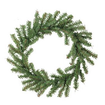 Mini Pine Two-Tone Artificial Christmas Wreath - 12-Inch Unlit