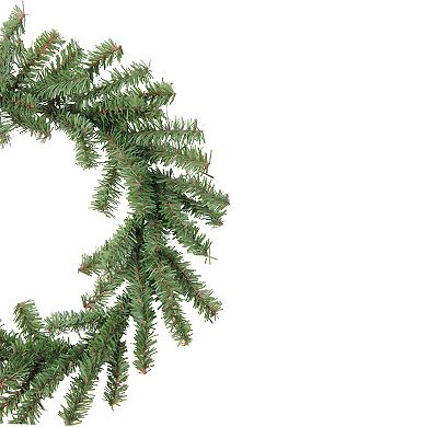Mini Pine Two-Tone Artificial Christmas Wreath - 12-Inch Unlit