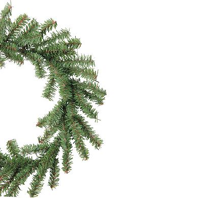 Mini Pine Two-Tone Artificial Christmas Wreath - 12-Inch  Unlit