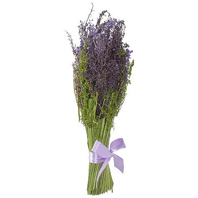 Lavender Artificial Springtime Bouquet  Purple and green 12"