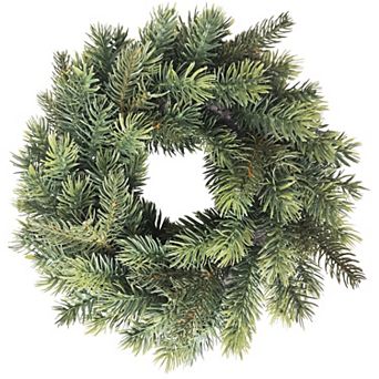 Green Pine Artificial Christmas Wreath 11.75-Inch Unlit