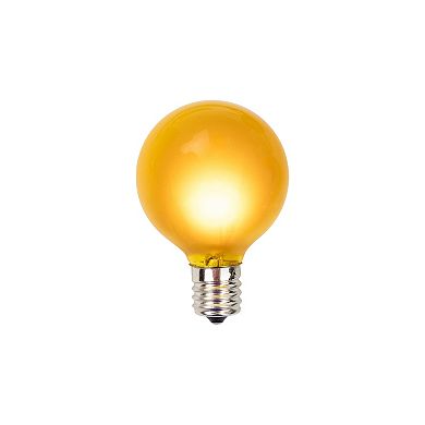 Pack of 10 Multi-Color Satin G50 Globe Christmas Replacement Bulbs