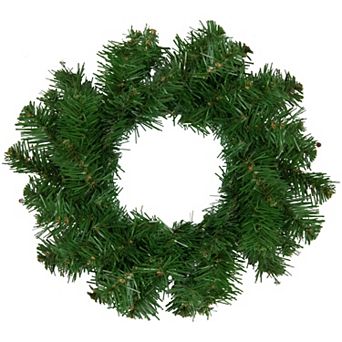 Deluxe Dorchester Pine Artificial Christmas Wreath 8-Inch Unlit