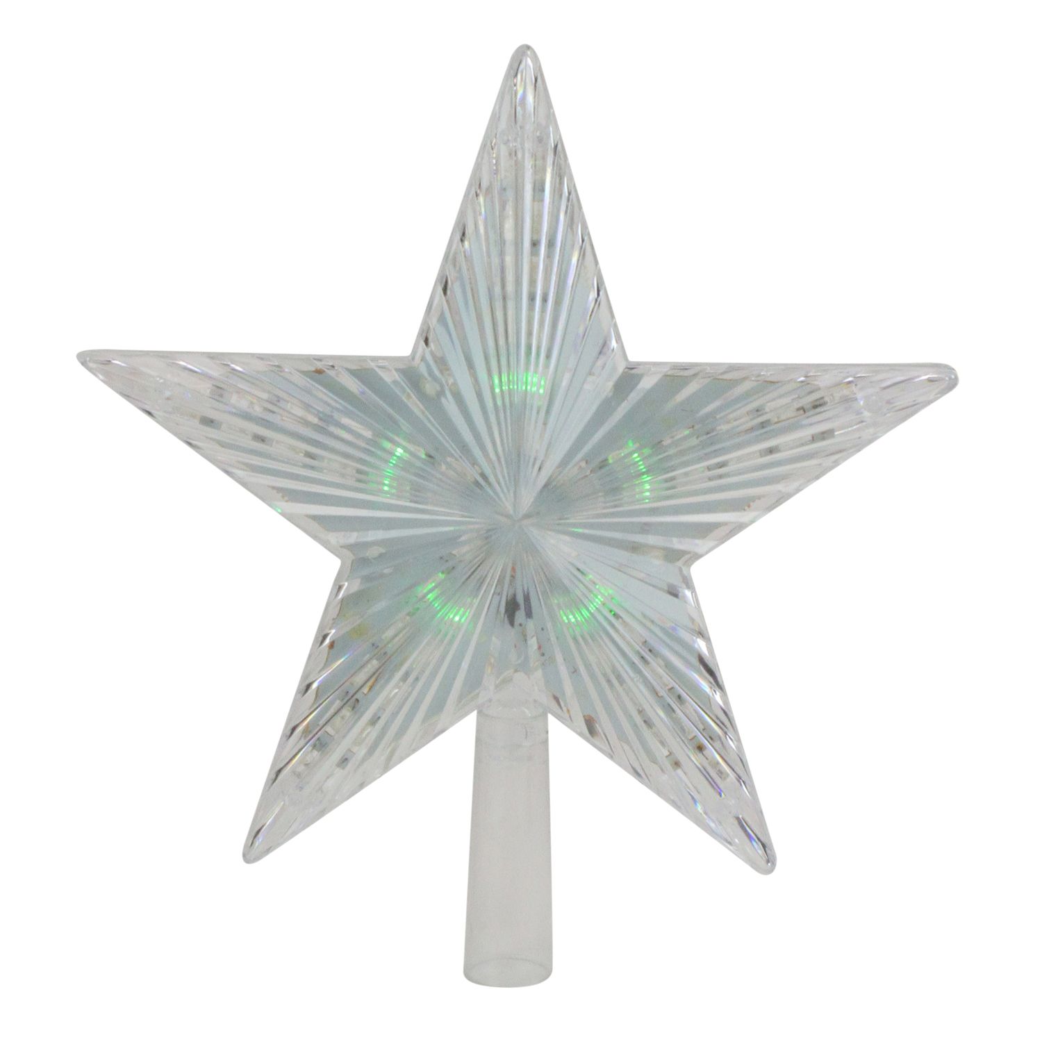 Clear Crystal Starburst Tree Topper 13.5