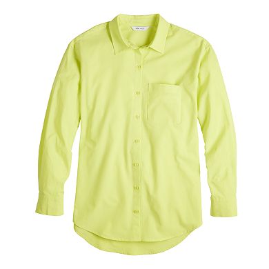 Women's Nine West Oversized Long Sleeve Shirt