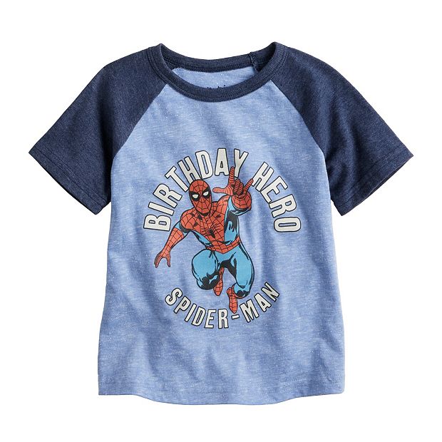 spiderman birthday shirt for toddler
