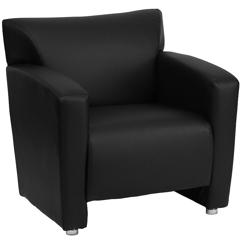Flash Furniture Hercules Majesty Series LeatherSoft Chair, Black