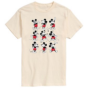 Disney's Mickey Mouse Men's Poses Grid Graphic Tee
