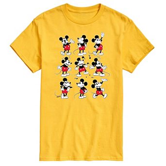 Disney's Mickey Mouse Men's Poses Grid Graphic Tee