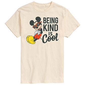 Disney's Mickey Mouse Men's Kind Is Cool Graphic Tee