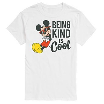 Disney's Mickey Mouse Men's Kind Is Cool Graphic Tee