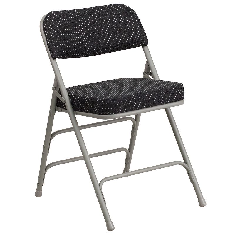 Flash Furniture Hercules Series Premium Folding Chair, Black