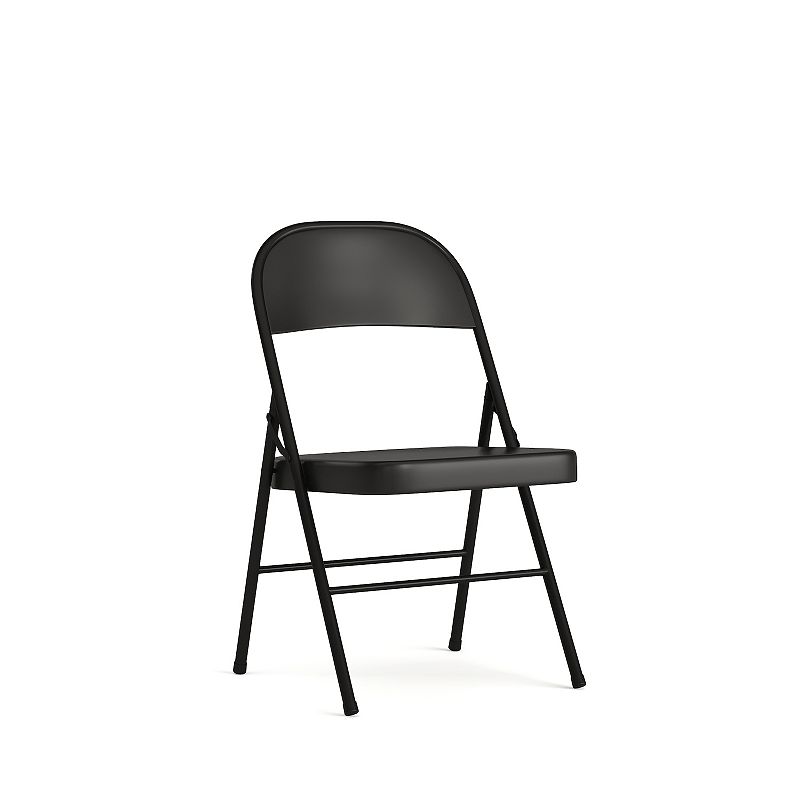Flash Furniture Hercules Series Folding Chair, Black