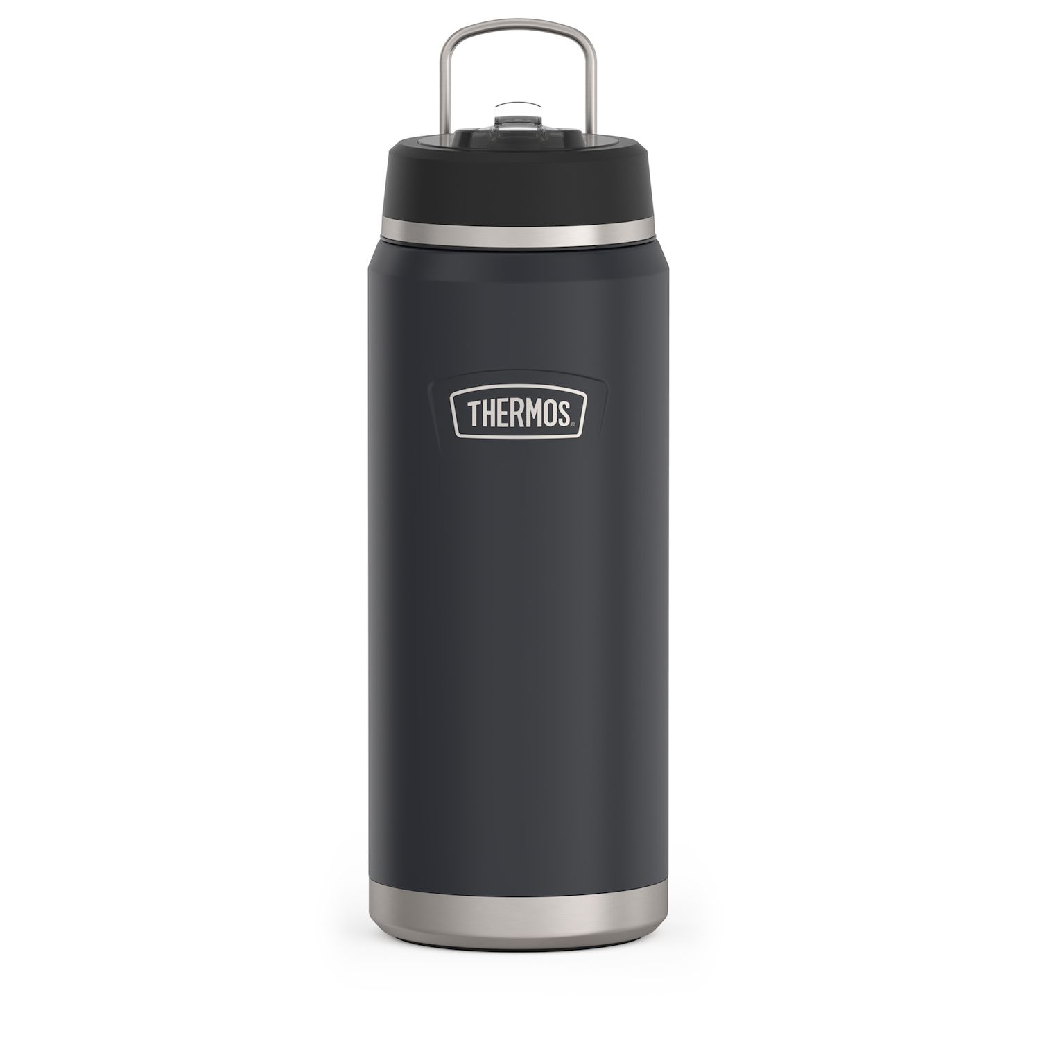 Thermos Stainless Genuine 68oz / 2L Vacuum Insulated Beverage Bottle Black  Mug