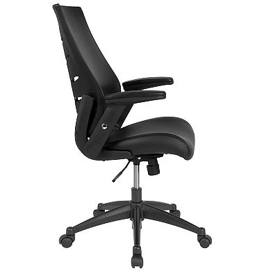 Flash Furniture Waylon LeatherSoft Executive Swivel Office Chair