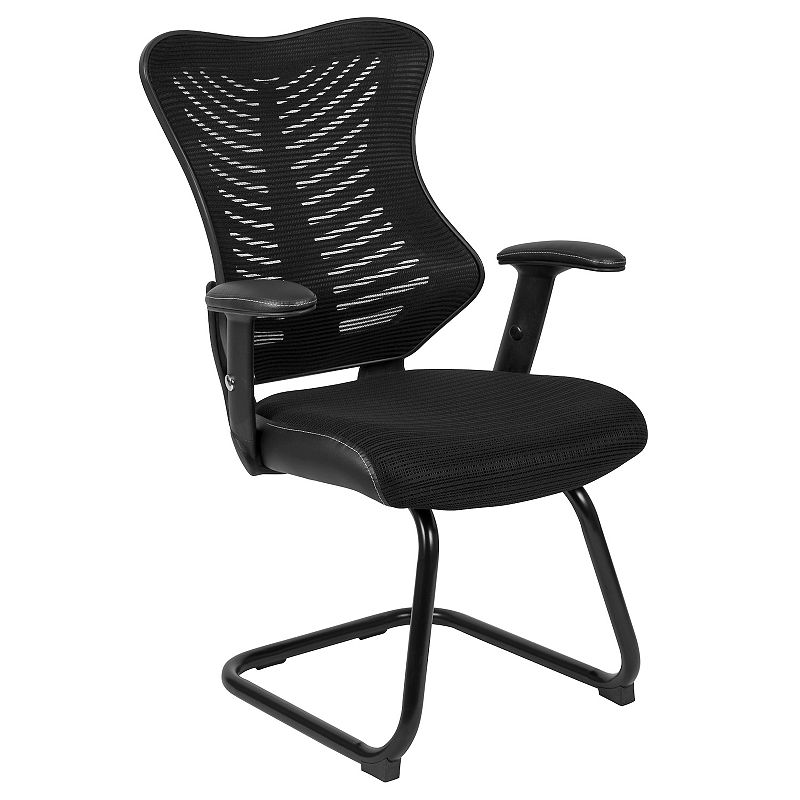 Flash Furniture Kale Reception Chair, Black
