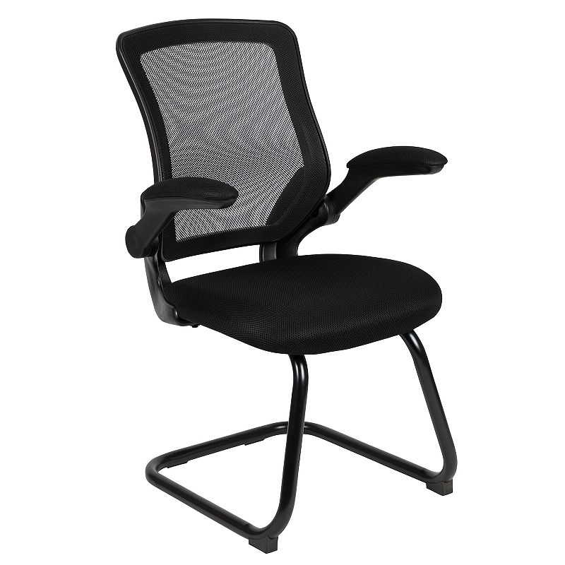 44118701 Flash Furniture Kale Reception Chair, Black sku 44118701