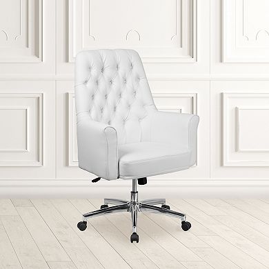 Flash Furniture Hansel LeatherSoft Executive Swivel Office Chair