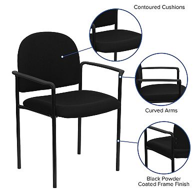 Flash Furniture Tiffany Comfort Stackable Reception Chair 