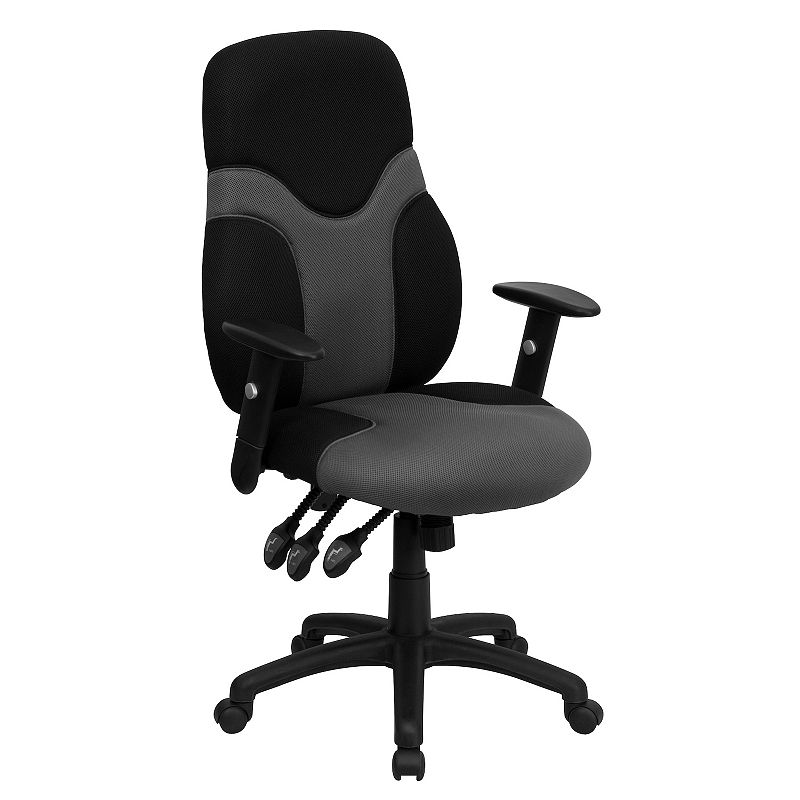 Flash Furniture Abbott Swivel Task Office Chair, Black