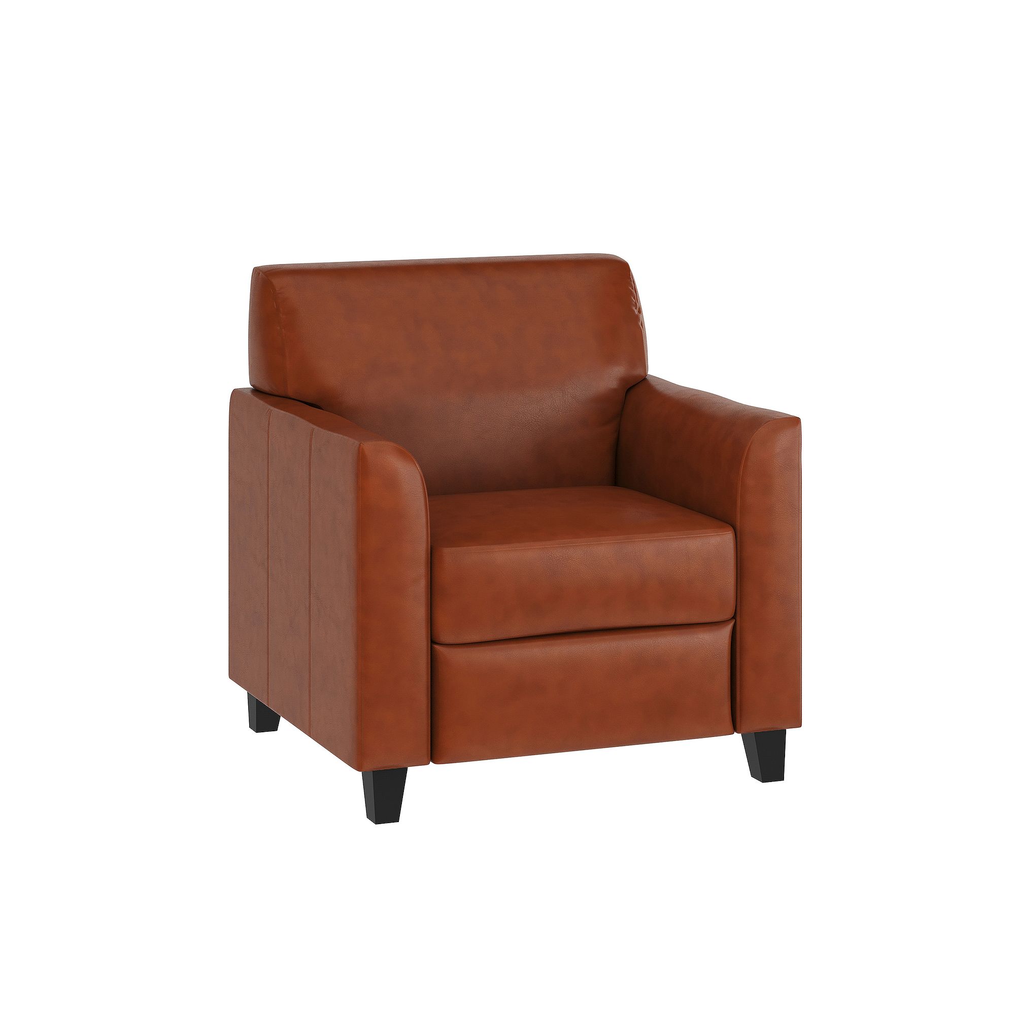 Flash Furniture Hercules Diplomat Series LeatherSoft Chair, Red