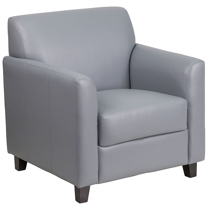 Flash Furniture Hercules Diplomat Series LeatherSoft Chair, Grey