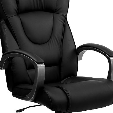 Flash Furniture Hansel High Back LeatherSoft Executive Swivel Office Chair 