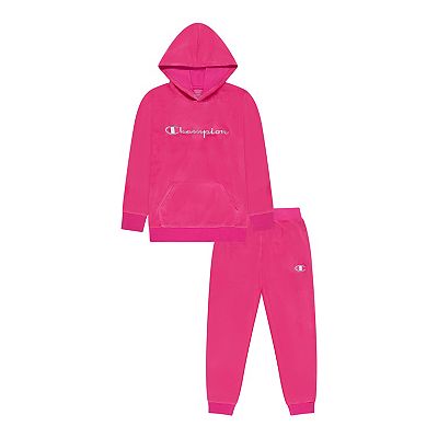 Champion velour tracksuit best sale