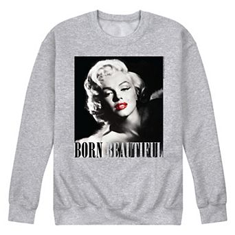 Men's Marilyn Monroe Born Beautiful Sweatshirt