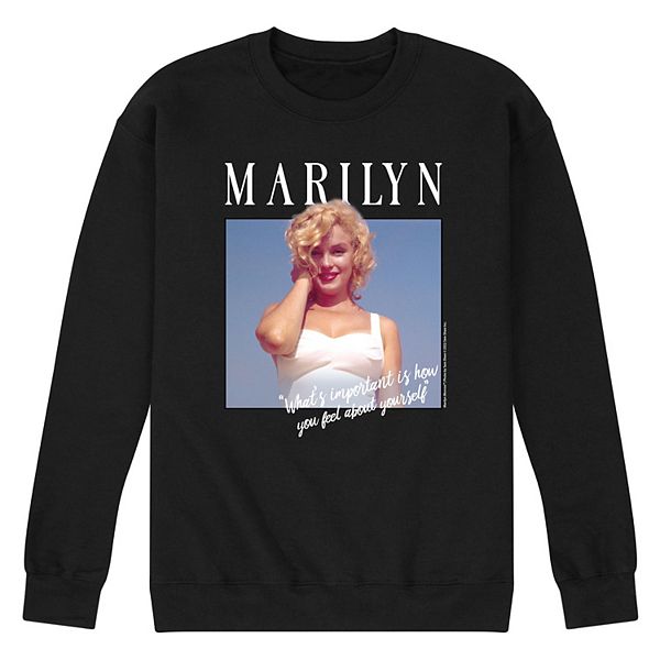 Men's Marilyn Monroe Whats Important Sweatshirt