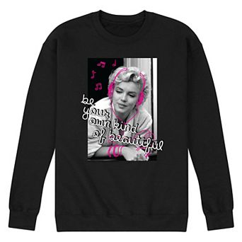 Men's Marilyn Monroe Headphones Sweatshirt