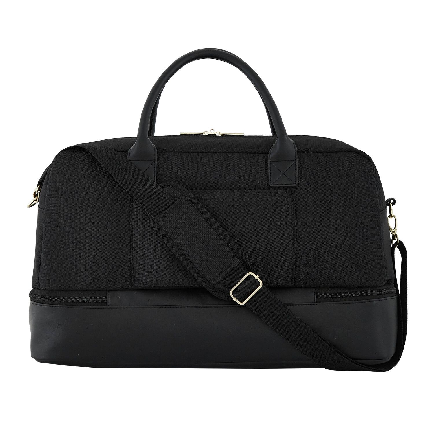Kensie Panache Collection 2-Section Drop-Bottom Weekender Duffel
