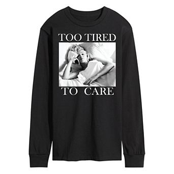Men's Marilyn Monroe Too Tired Tee