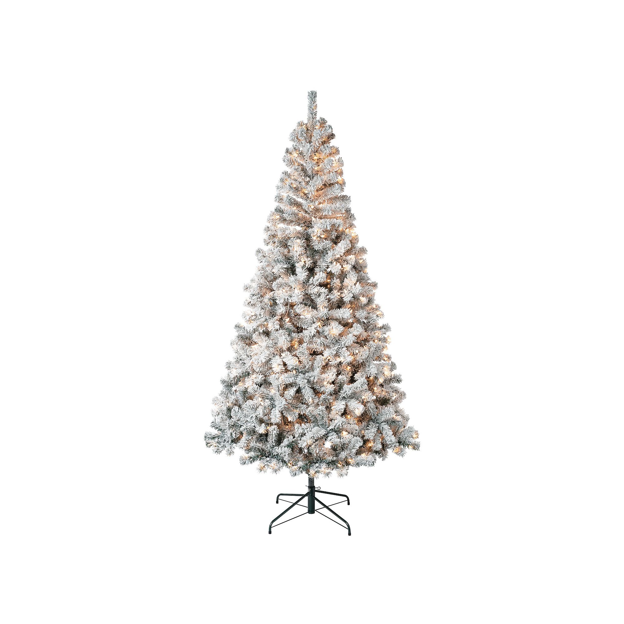 National Tree Company First Traditions Pre-Lit 7-ft. Acacia Flocked Artific