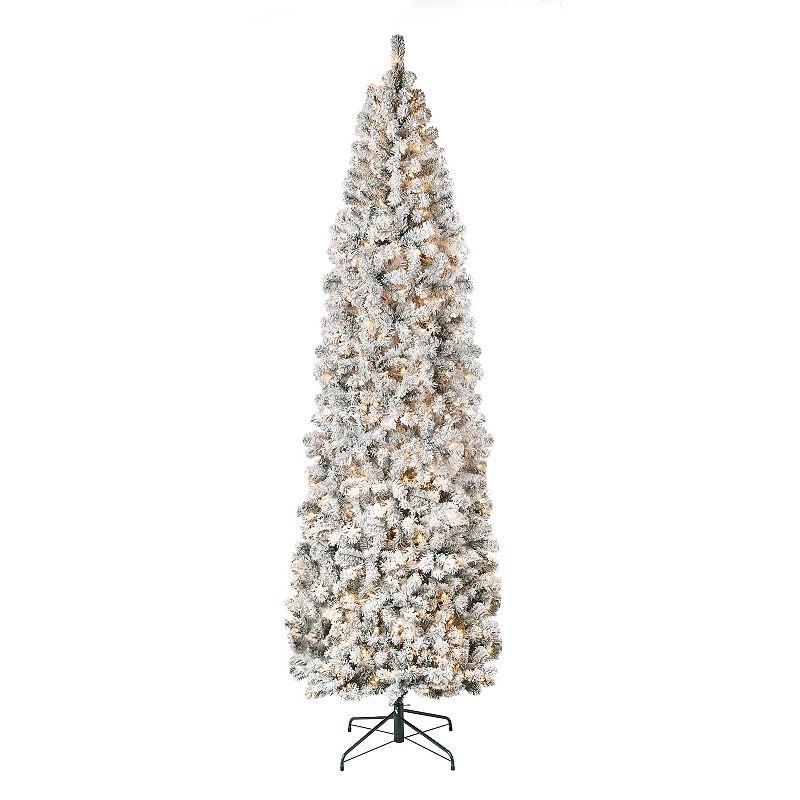 National Tree Company First Traditions 8.5-ft. Acacia Flocked Artificial Ch
