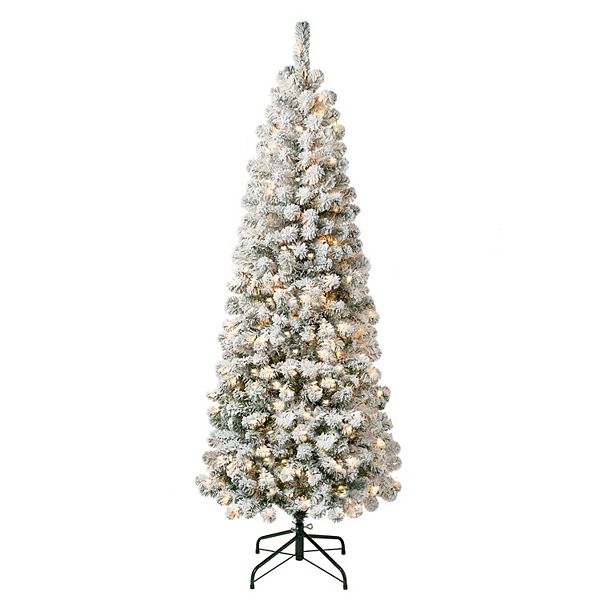 National Tree Company First Traditions 5.5ft. Acacia Flocked
