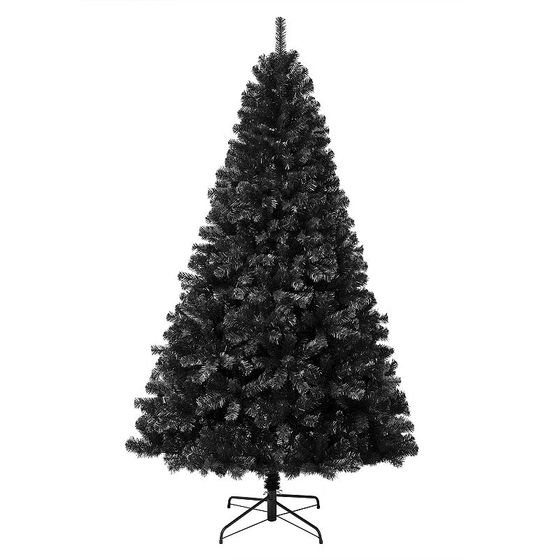 National Tree Company First Traditions 7.5-ft. Color Pop Black Artificial C