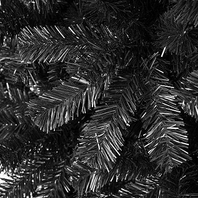 National Tree Company First Traditions 7.5-ft. Color Pop Black Artificial Christmas Tree